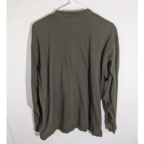 Abercrombie & Fitch Men’s M Long Sleeve Shirt A&F Swiss Cross Logo Y2K Vintage - Picture 3 of 3